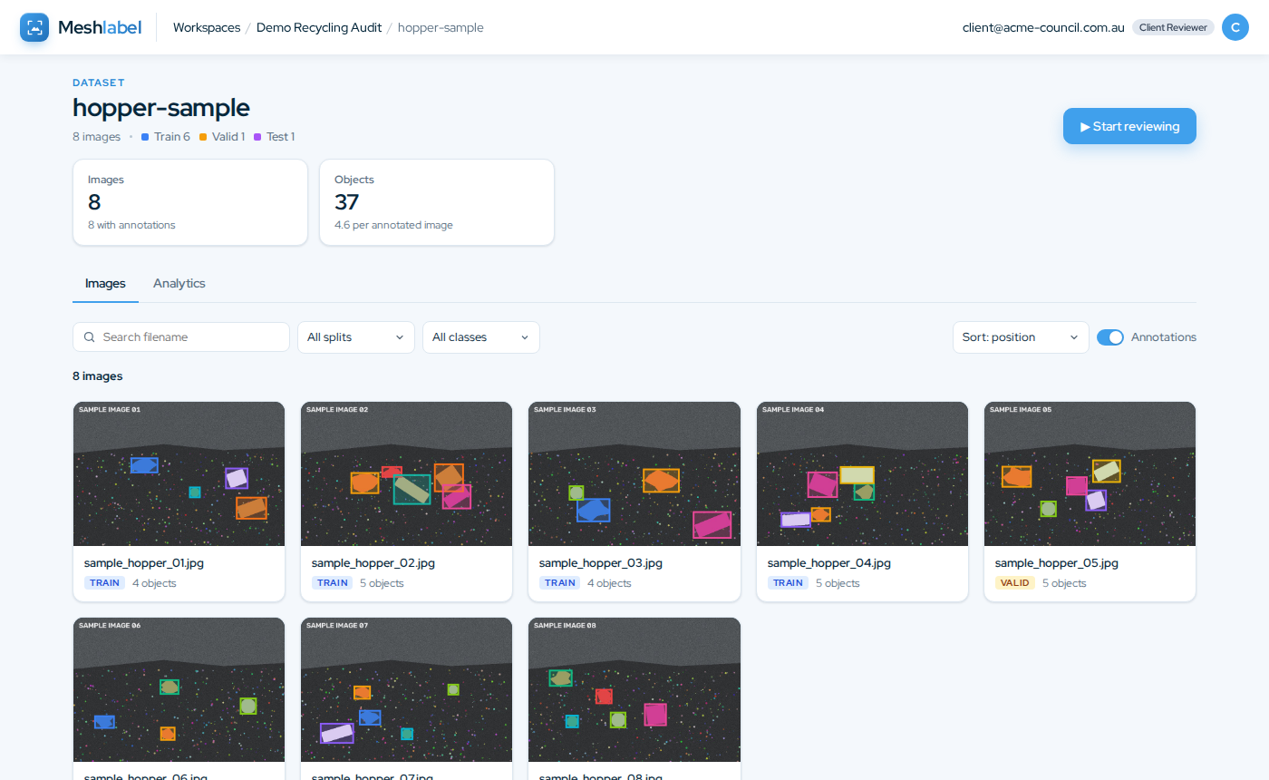 Images grid